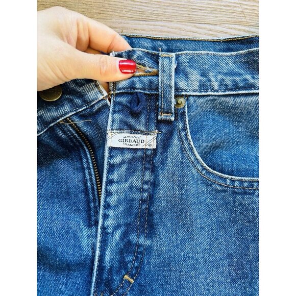 Vintage 80s Marithe Girbaud Francois Womens 5/6 High Rise Tapered Leg Jeans - Picture 7 of 8